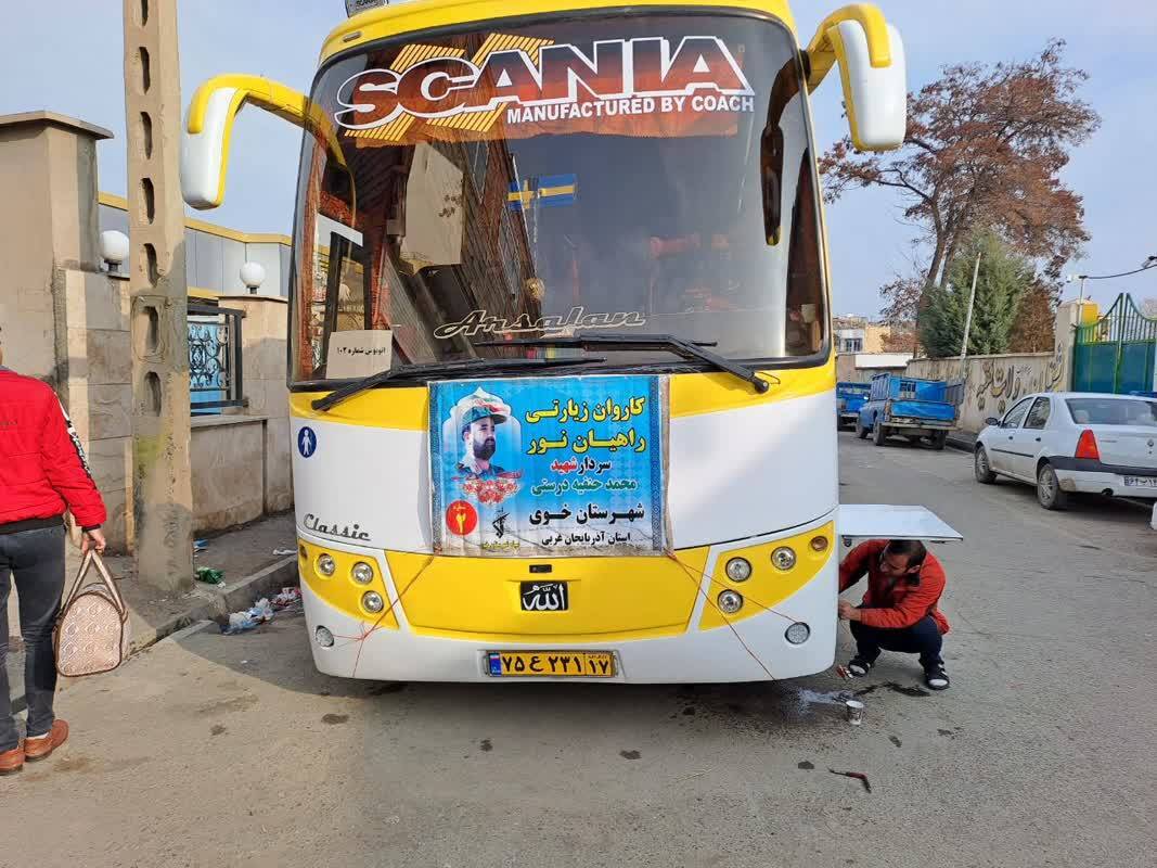 اعزام کاروان نور از خوی به مناطق جنگی