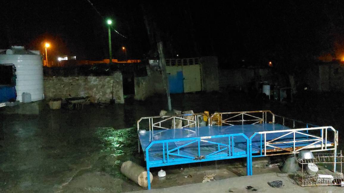 تازگی آب و هوای روستای الیف با بارش باران