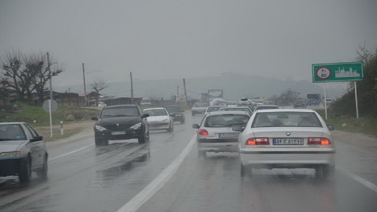 بارندگی و مه گرفتگی در استان سمنان