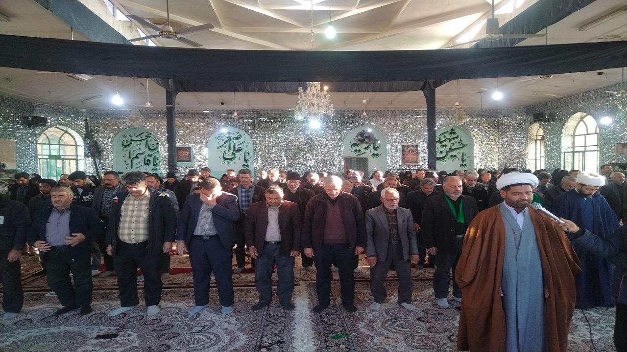 اقامه نماز طلب باران در شهر انابد + فیلم و تصاویر