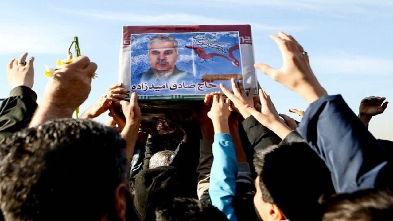 تشییع پیکر شهید مدافع حرم در کرمانشاه