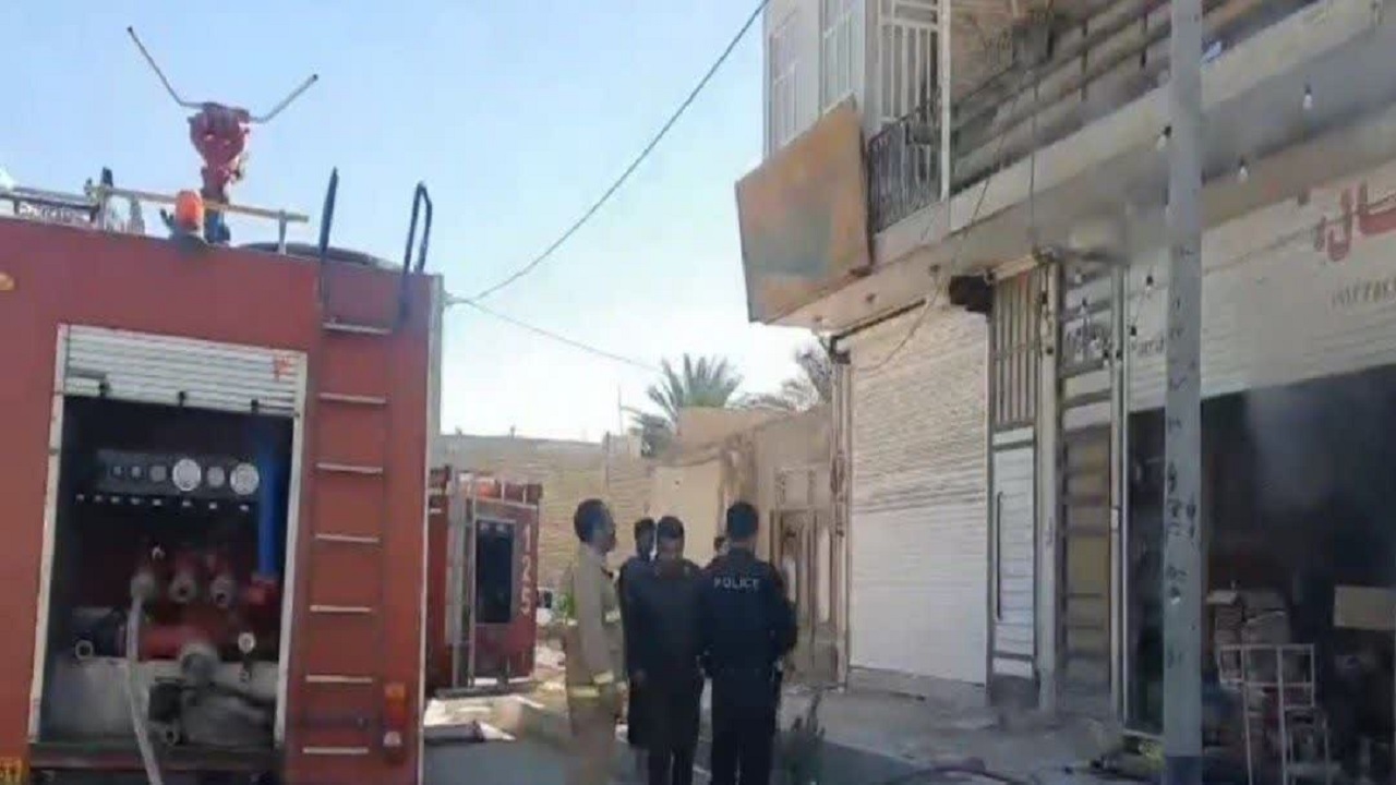 حادثه انفجار کپسول گاز در بافق