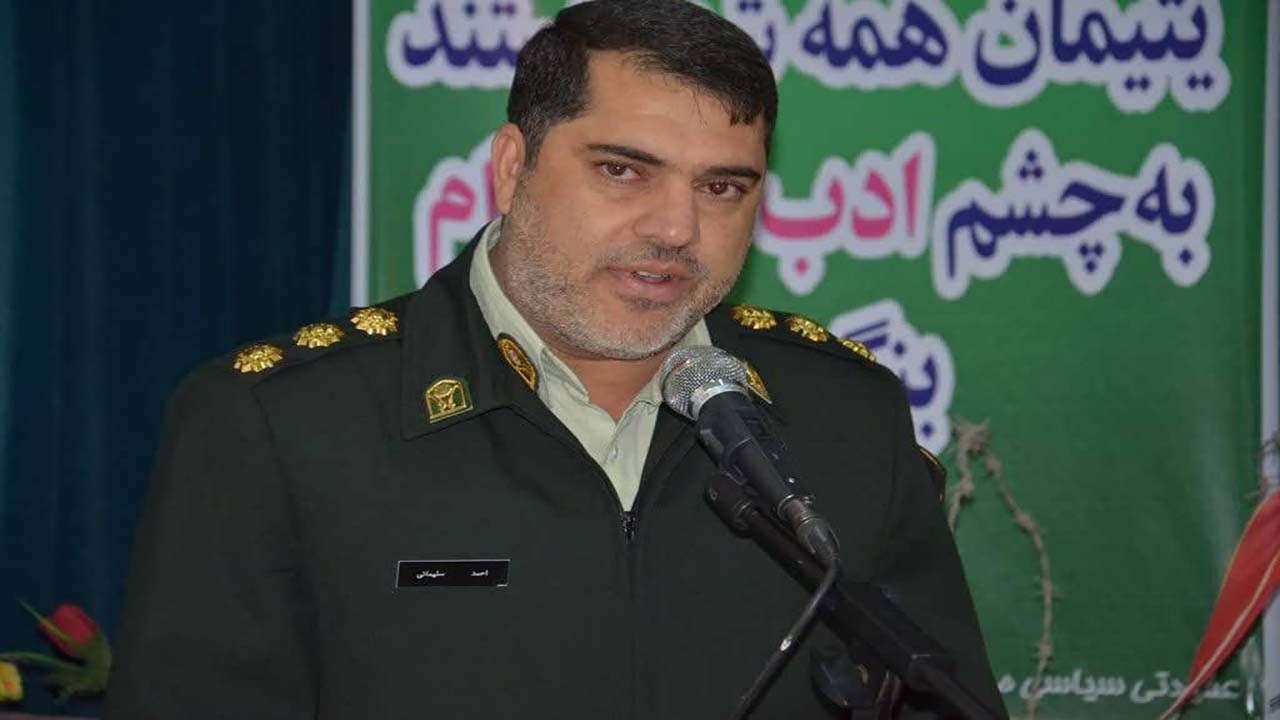 تکریم و معارفه فرمانده مرکز آموزش شهید باهنر باغین