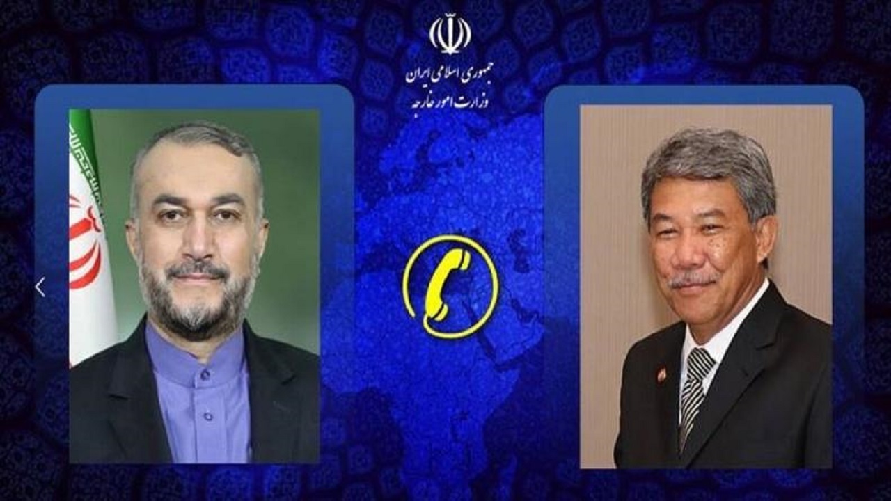 رایزنی وزرای خارجه ایران و مالزی درباره توقف درگیری‌ها در غزه