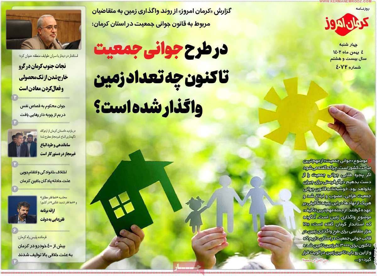 روزنامه کرمان امروز