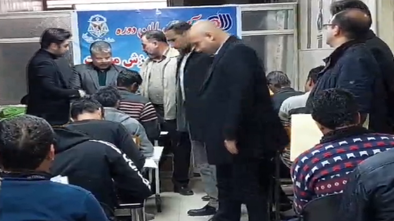 برگزاری آزمون حرفه آموزی زندانیان در میانه