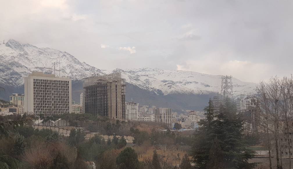 کوههای برفی تهران