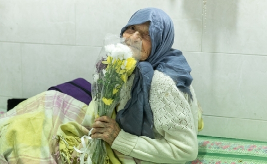 حضور امام جمعه قزوین در جمع سالمندان آسایشگاه خیریه امیرالمؤمنین (ع)