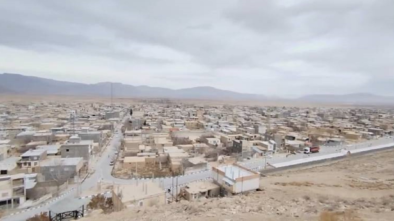 نمایی از دهستان نردین در یک روز زمستانی از لنز دوربین شهروند خبرنگار