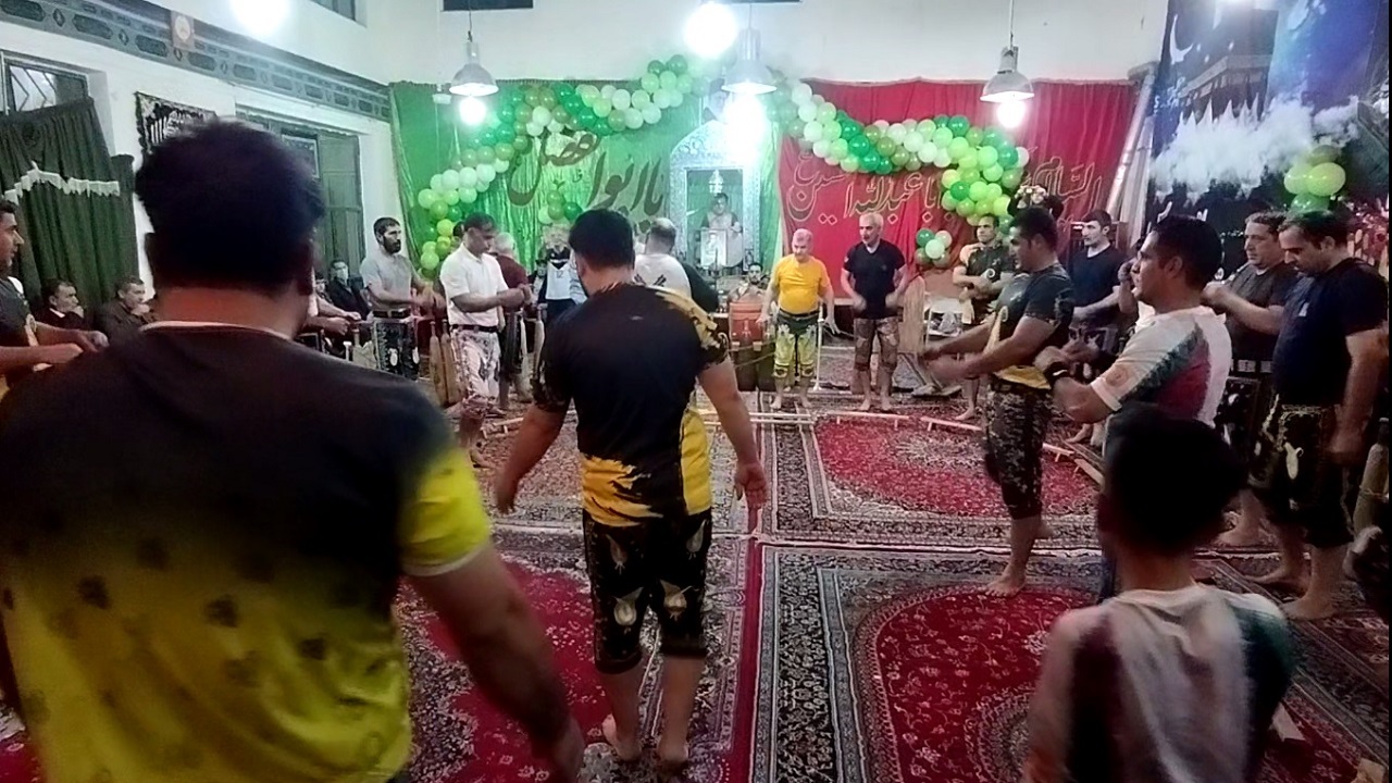 ساخت گود زورخانه در یکی از مساجد اسدآباد