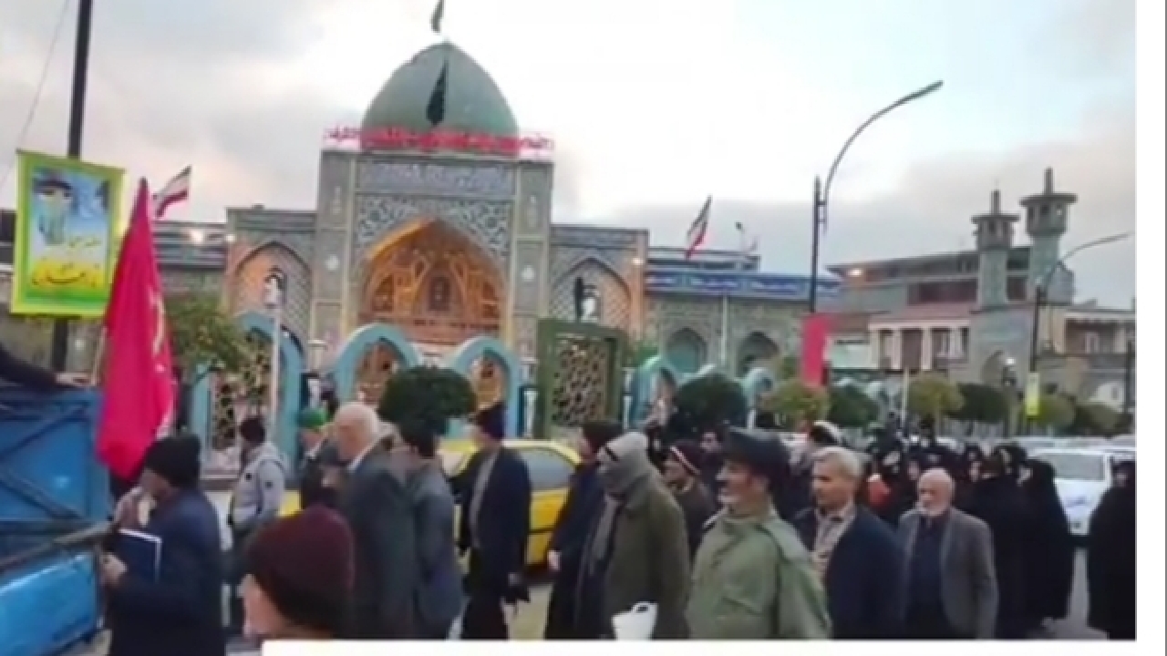 حضور کاروان زیارتی حضرت زینب (س) شهرستان نکا در آستانه اشرفیه