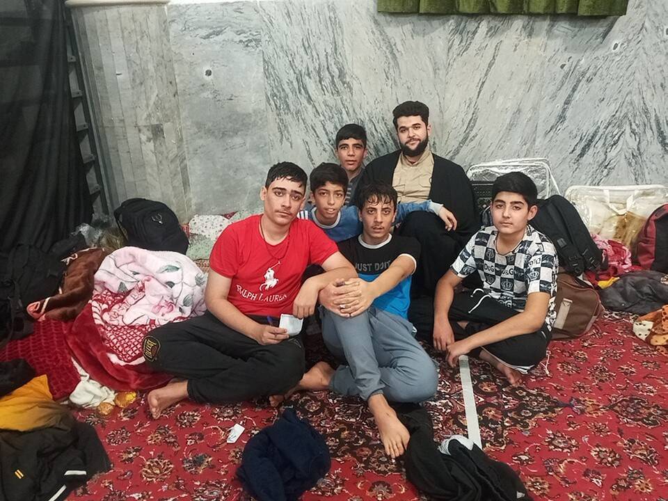 نمایی از مراسم اعتکاف در قم