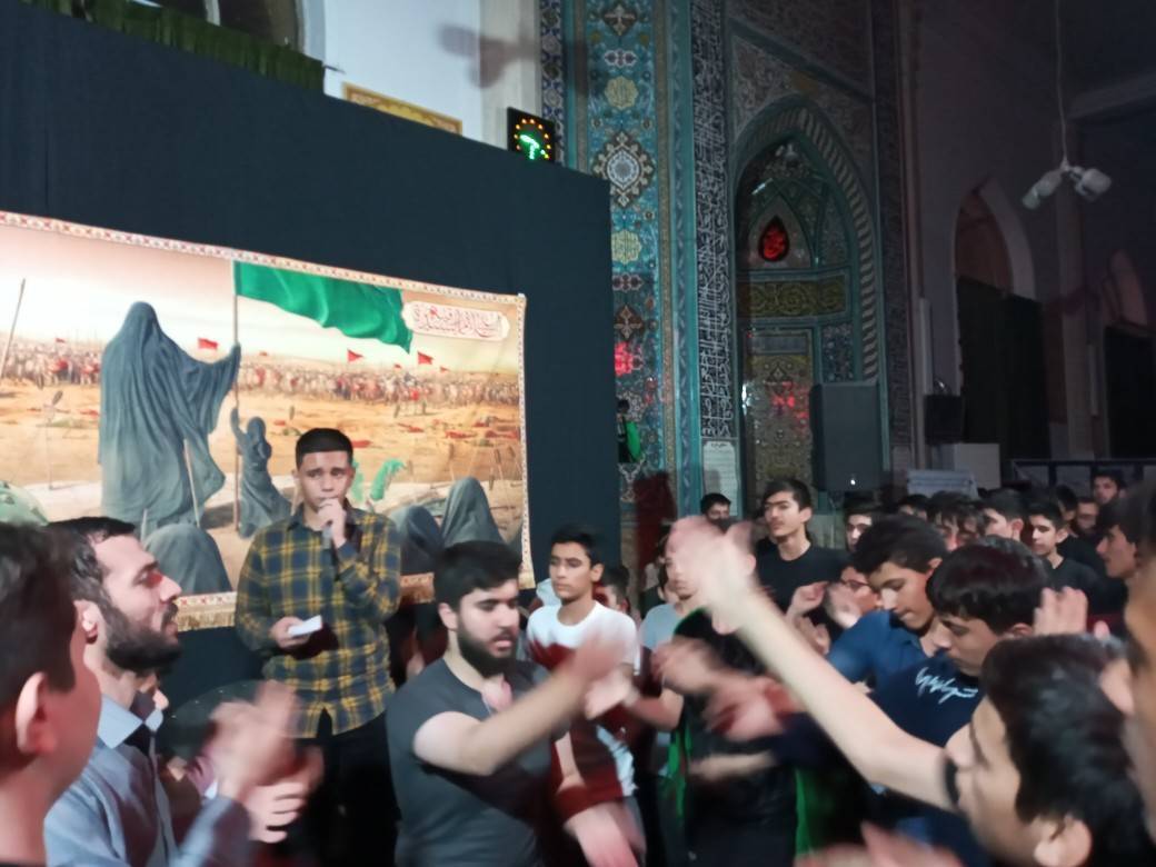 مراسم اعتکاف دانش آموزان در قم