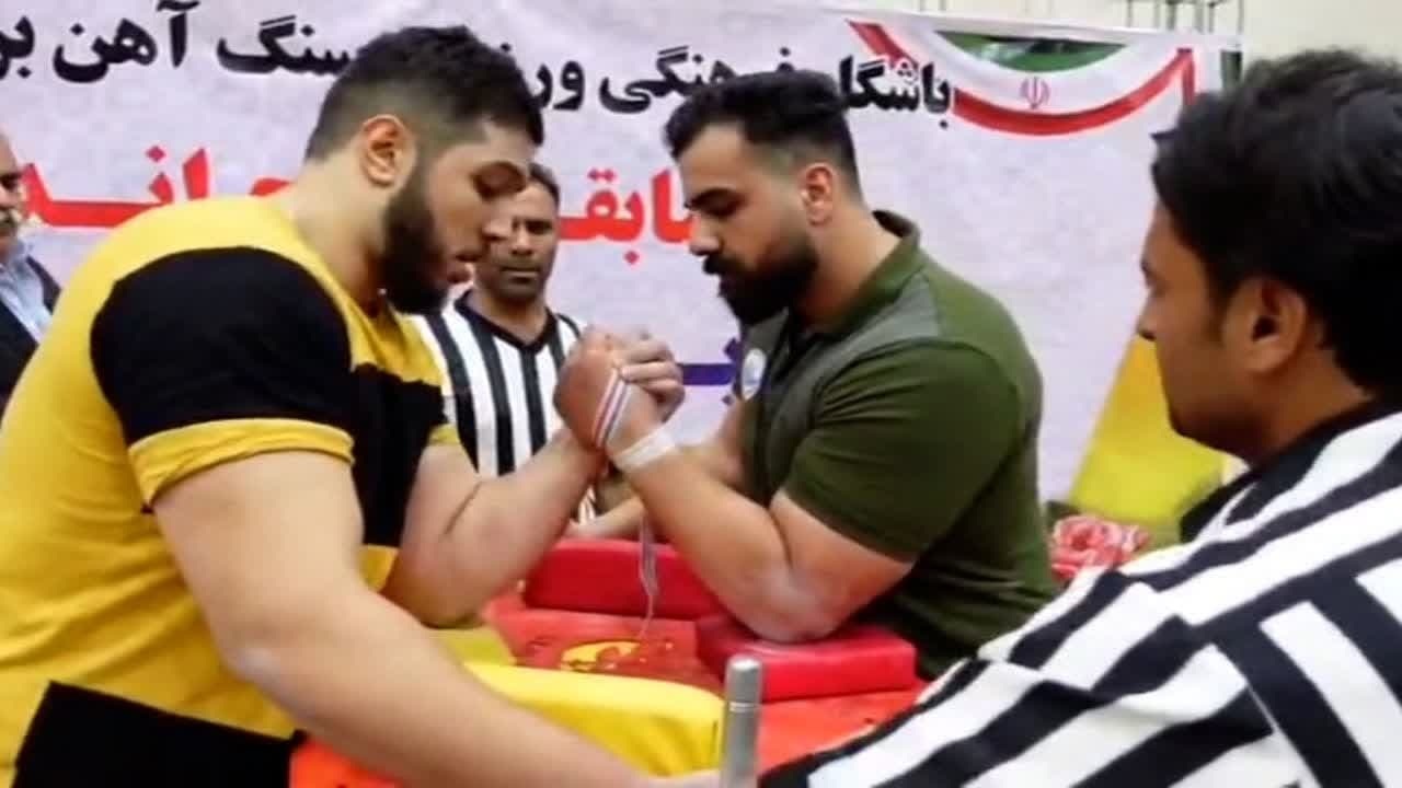 قهرمانی بافقی‌ها در مسابقات مچ اندازی استان یزد