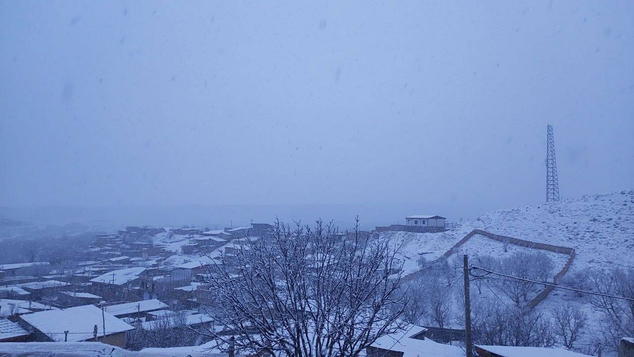 یک روز زمستانی در روستای توآباد