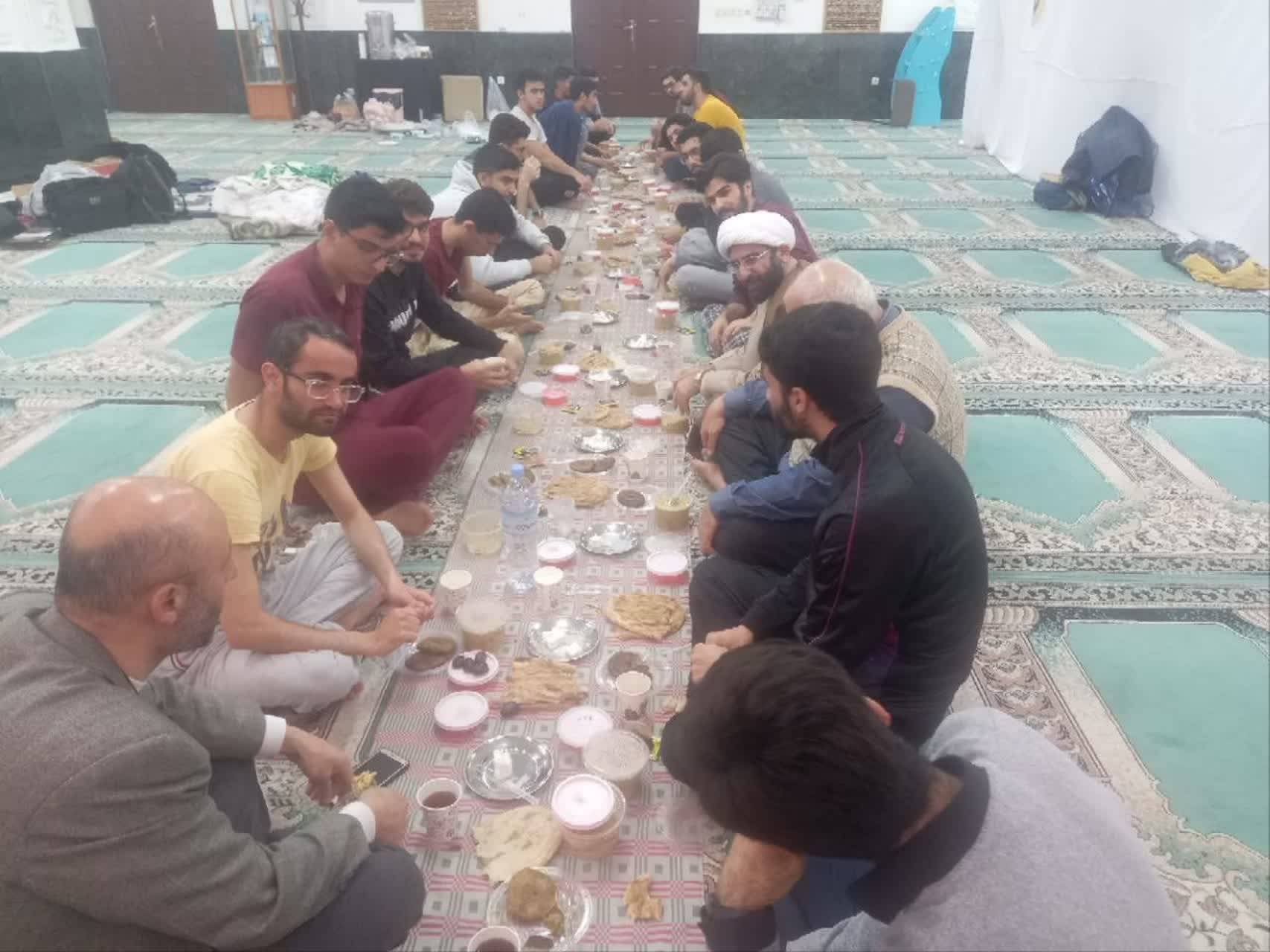 مراسم اعتکاف در دانشگاه نوشیروانی بابل
