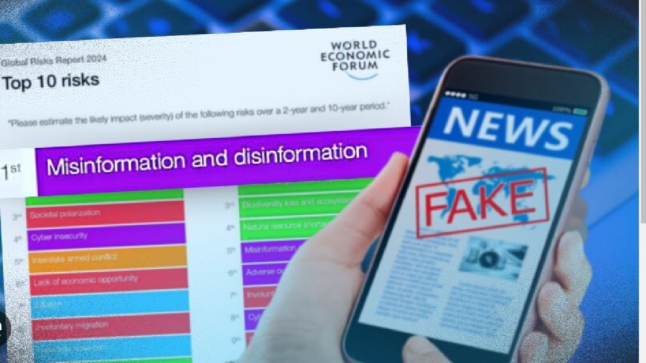 ۱۰ مخاطره جهان در دهه آتی؛ اطلاعات نادرست و اخبار جعلی درصدر