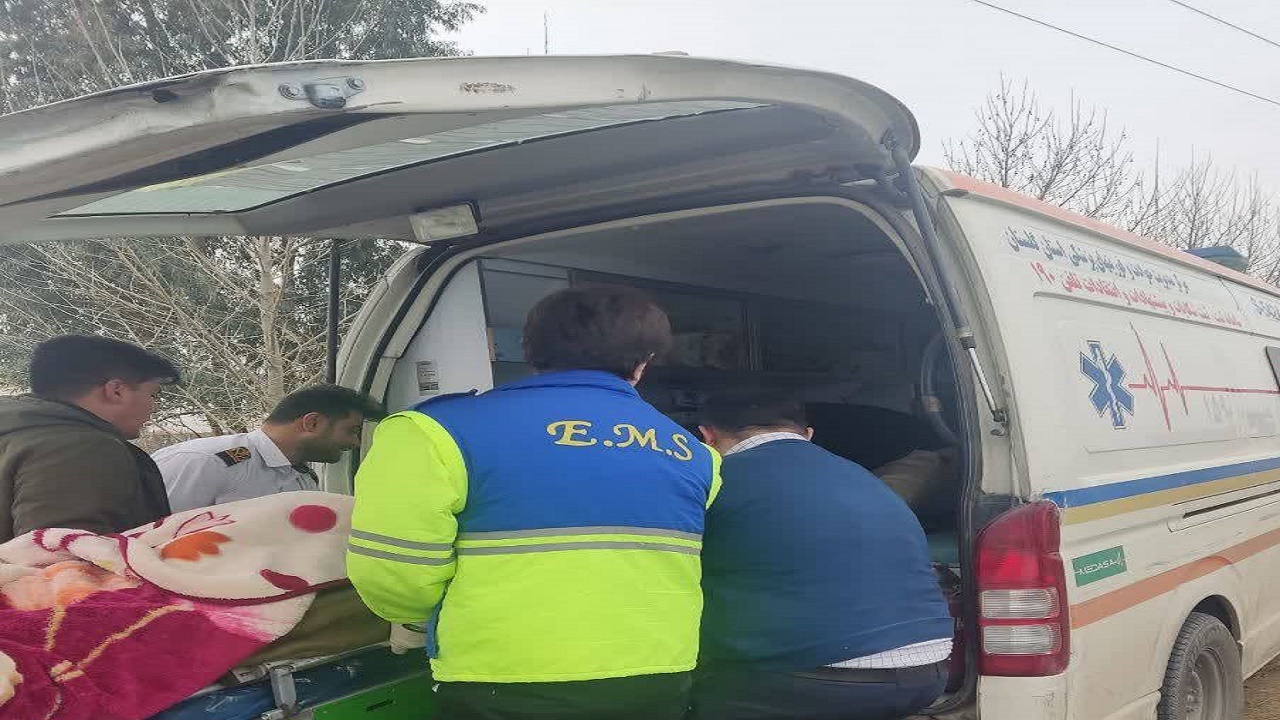 واژگونی آمبولانس در جاده آق قلا به گرگان