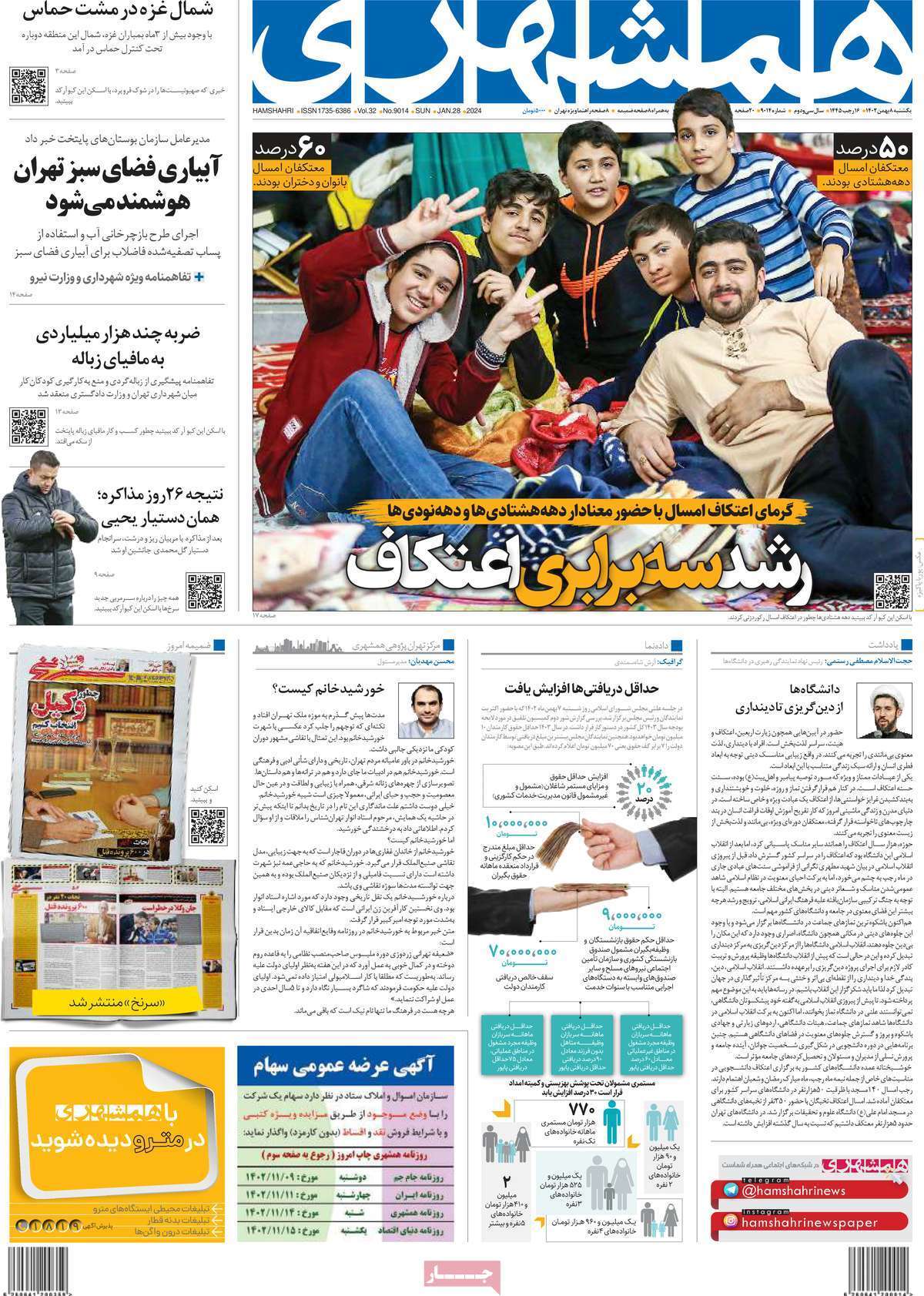 روزنامه همشهری