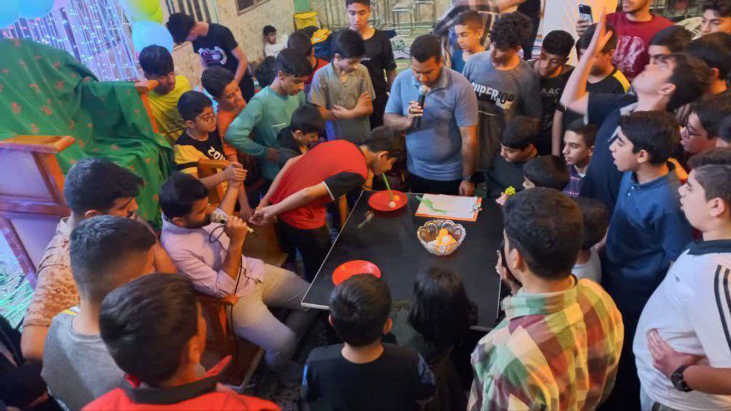 مراسم اعتکاف دانش آموزان در لارستان