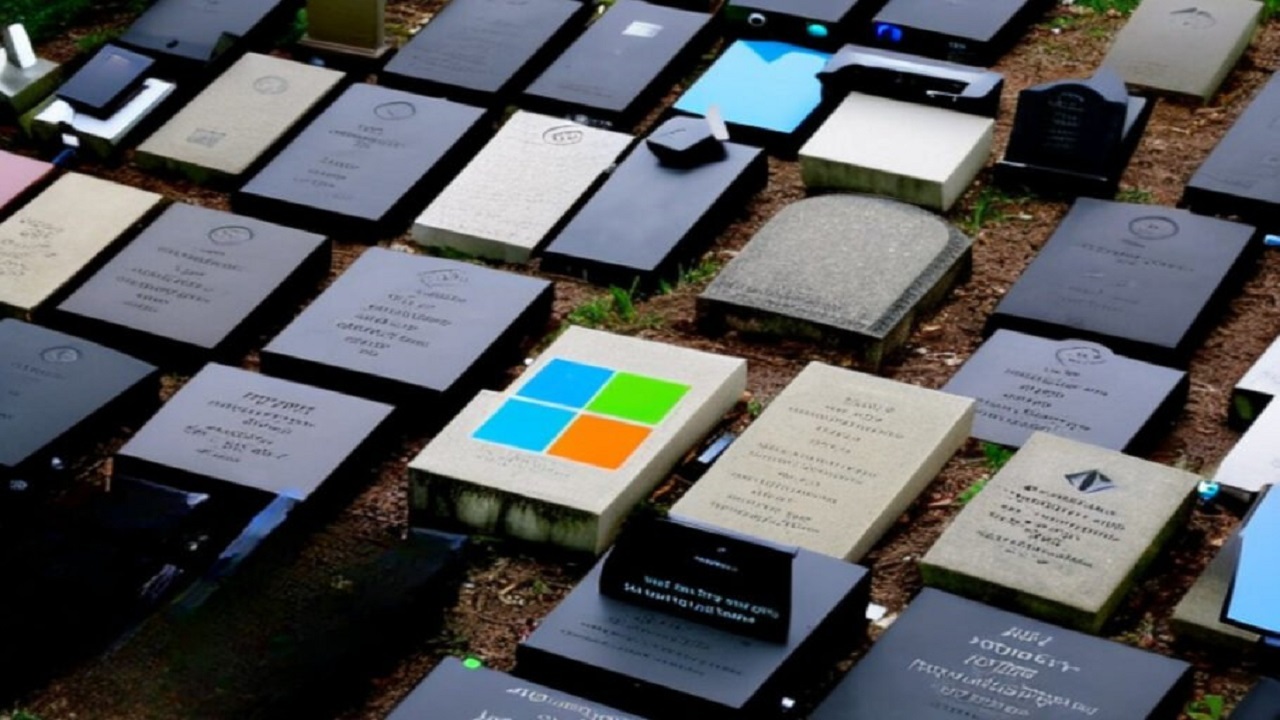 وب‌سایت Microsoft Graveyard راه‌اندازی شد؛ قبرستانی برای محصولات مایکروسافت