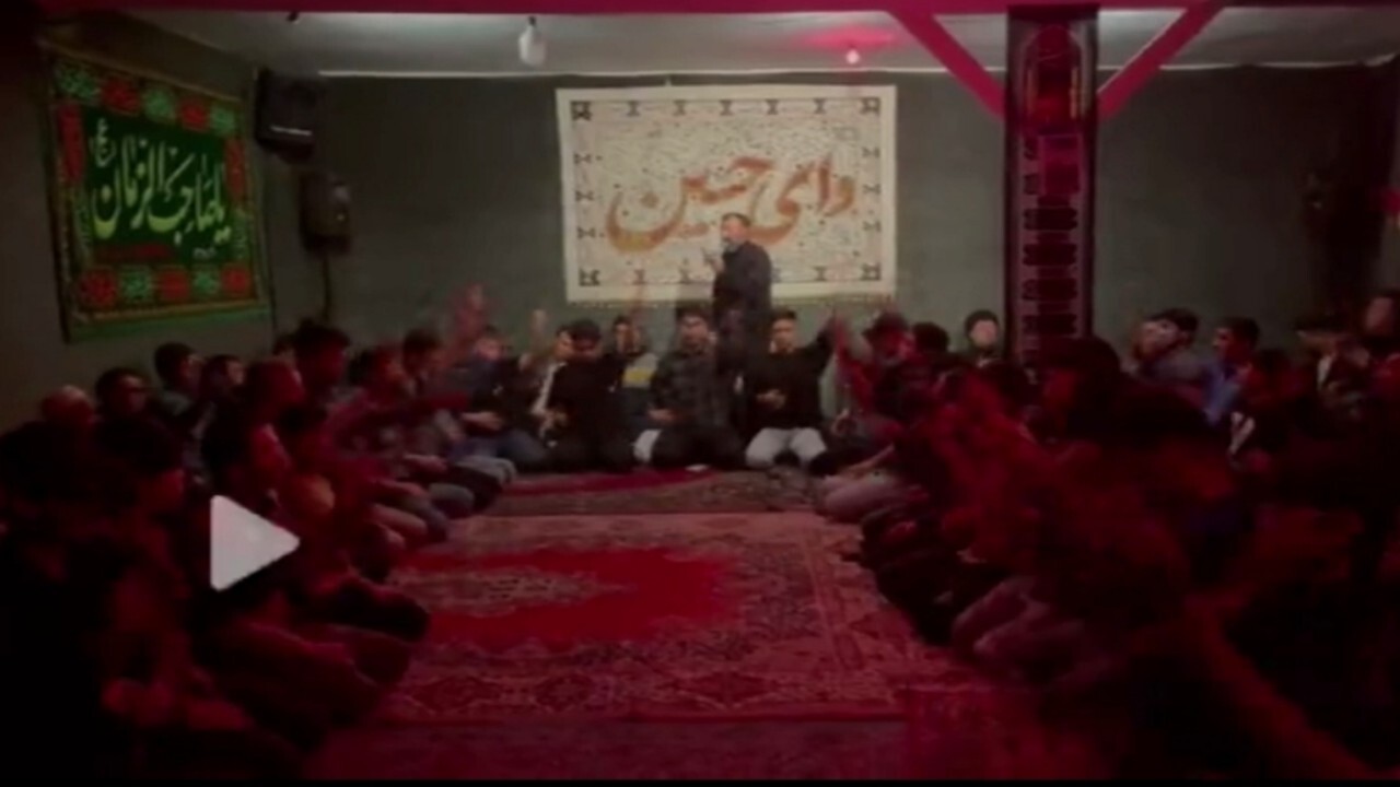 مراسم عزاداری وفات حضرت زینب (س) + فیلم