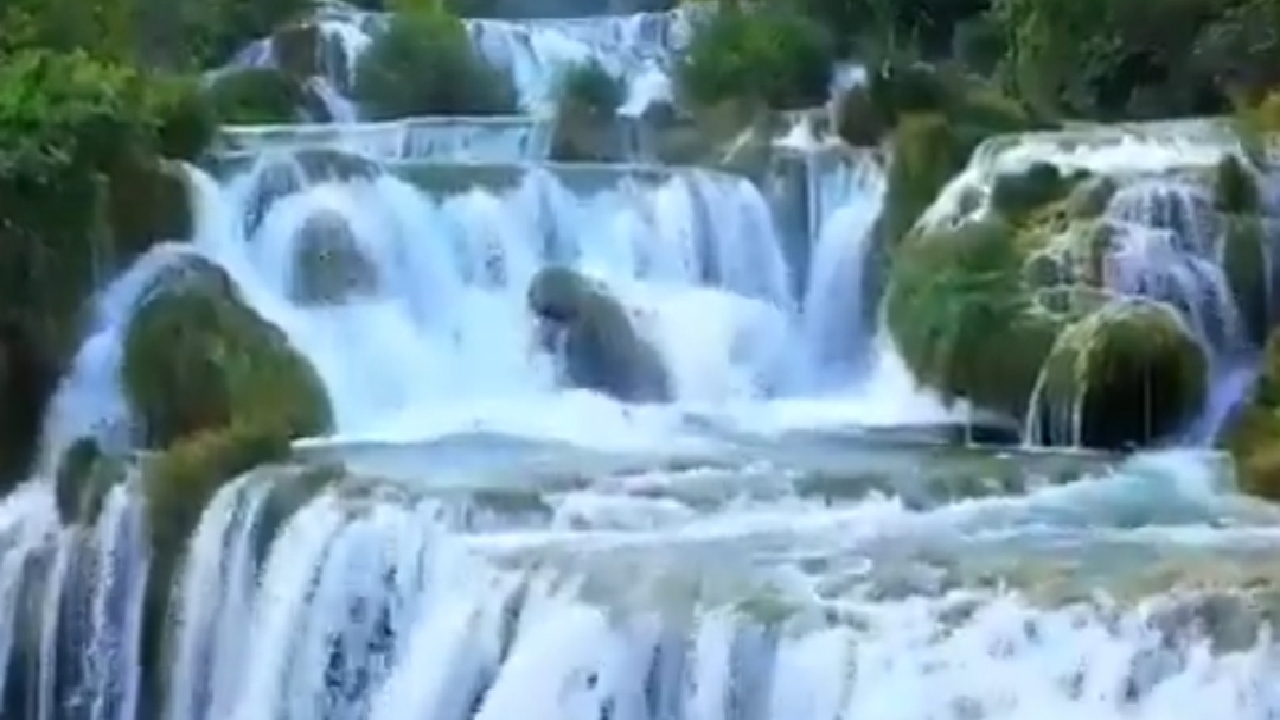 فیلمی از زیباترین آبشار کشور کرواسی