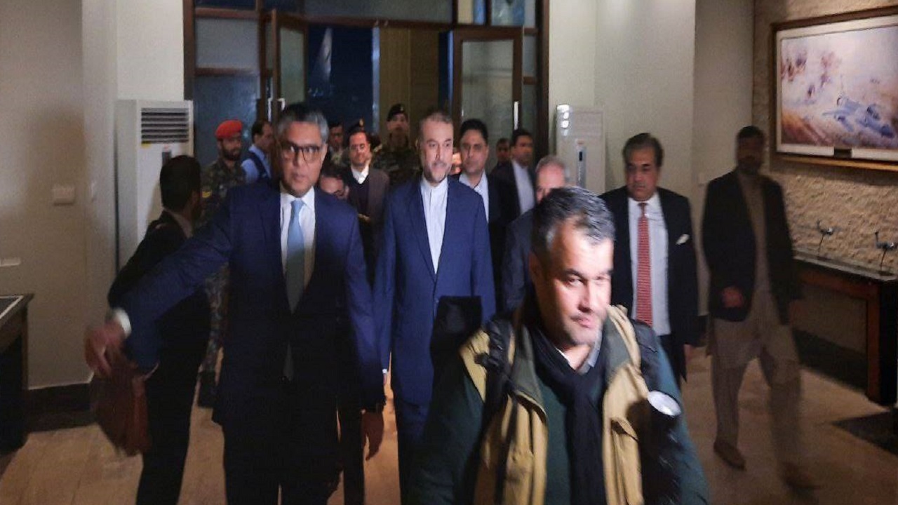 امیرعبداللهیان وارد اسلام‌آباد شد