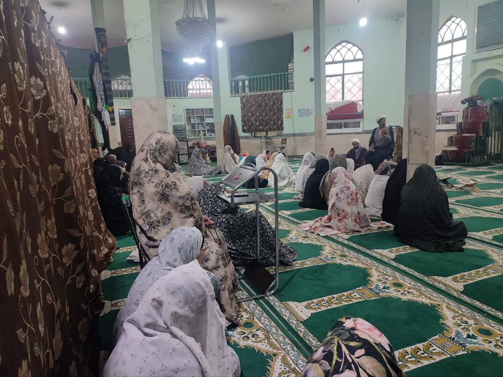 مراسم اعتکاف در صالح آباد