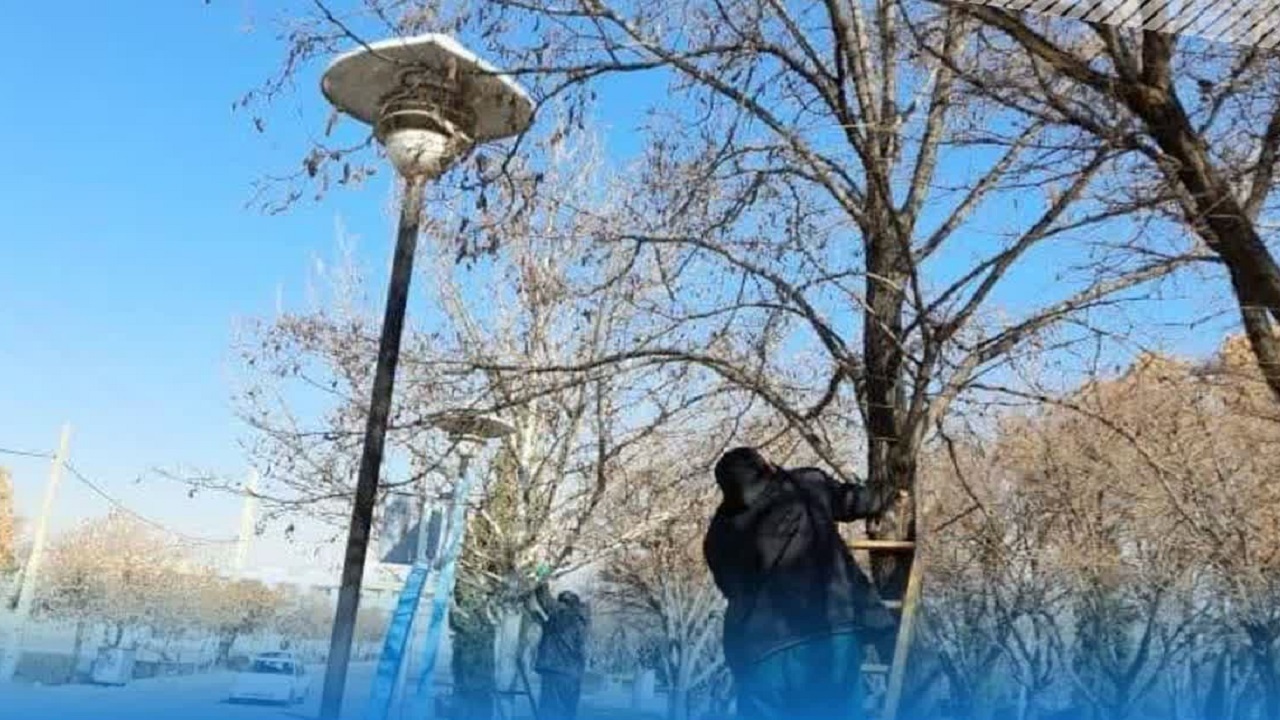 بهسازی و رفع نواقص شبکه روشنایی فضای سبز شهر قزوین