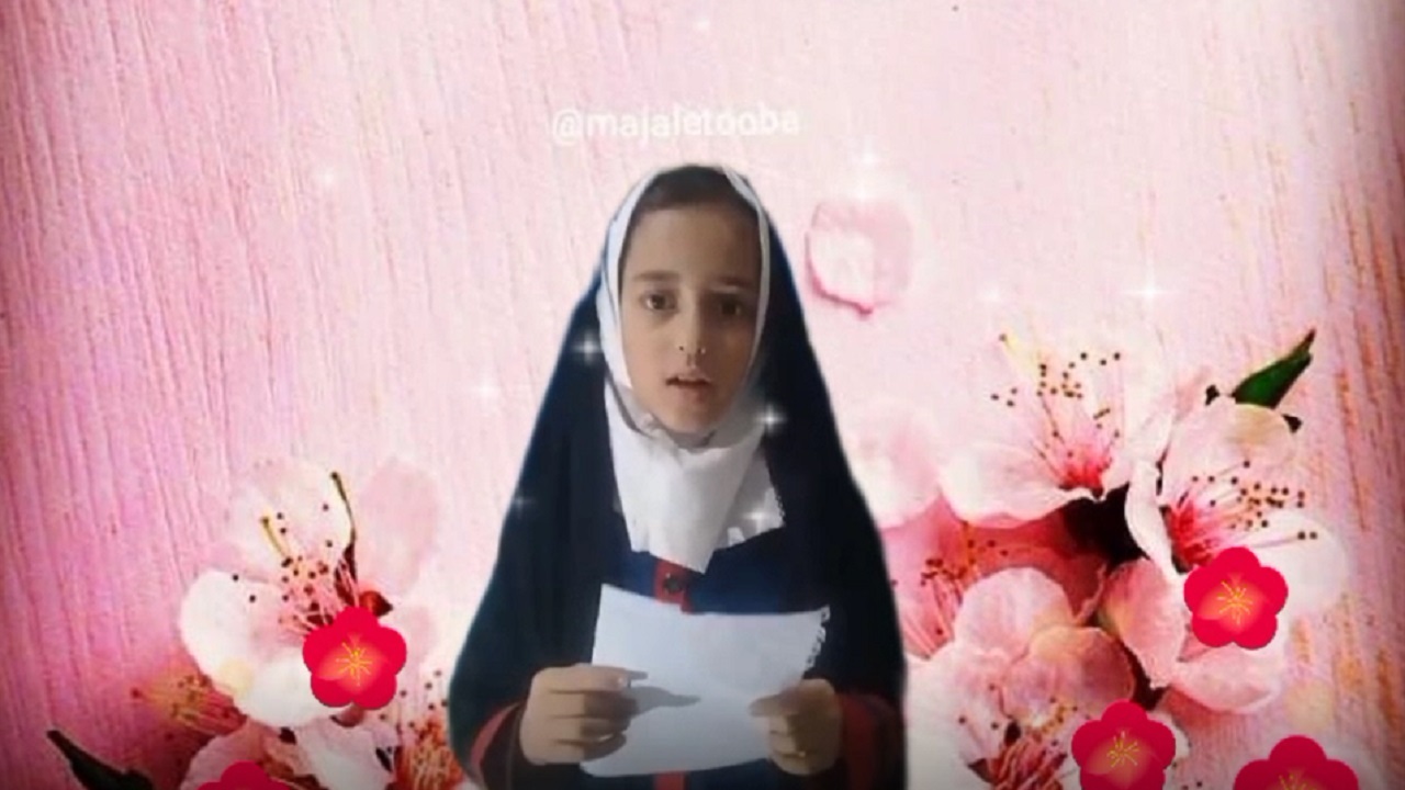 بازخوانی دکلمه‌ای در وصف امام حسین (ع) و حضرت عباس (ع) توسط دانش آموزان رومشکانی + فیلم