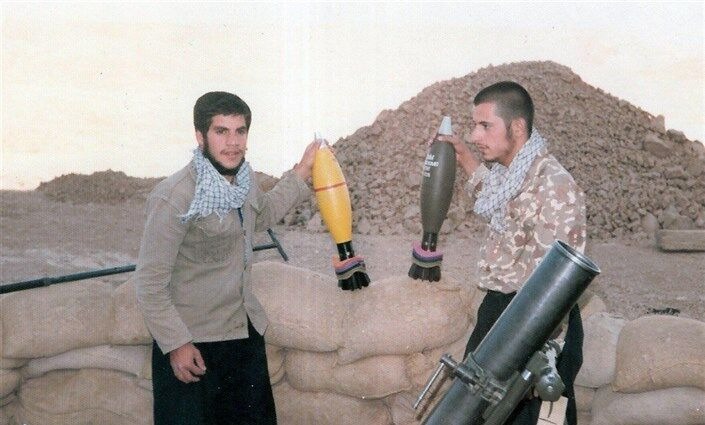 شهید رضایی مجد در جبهه
