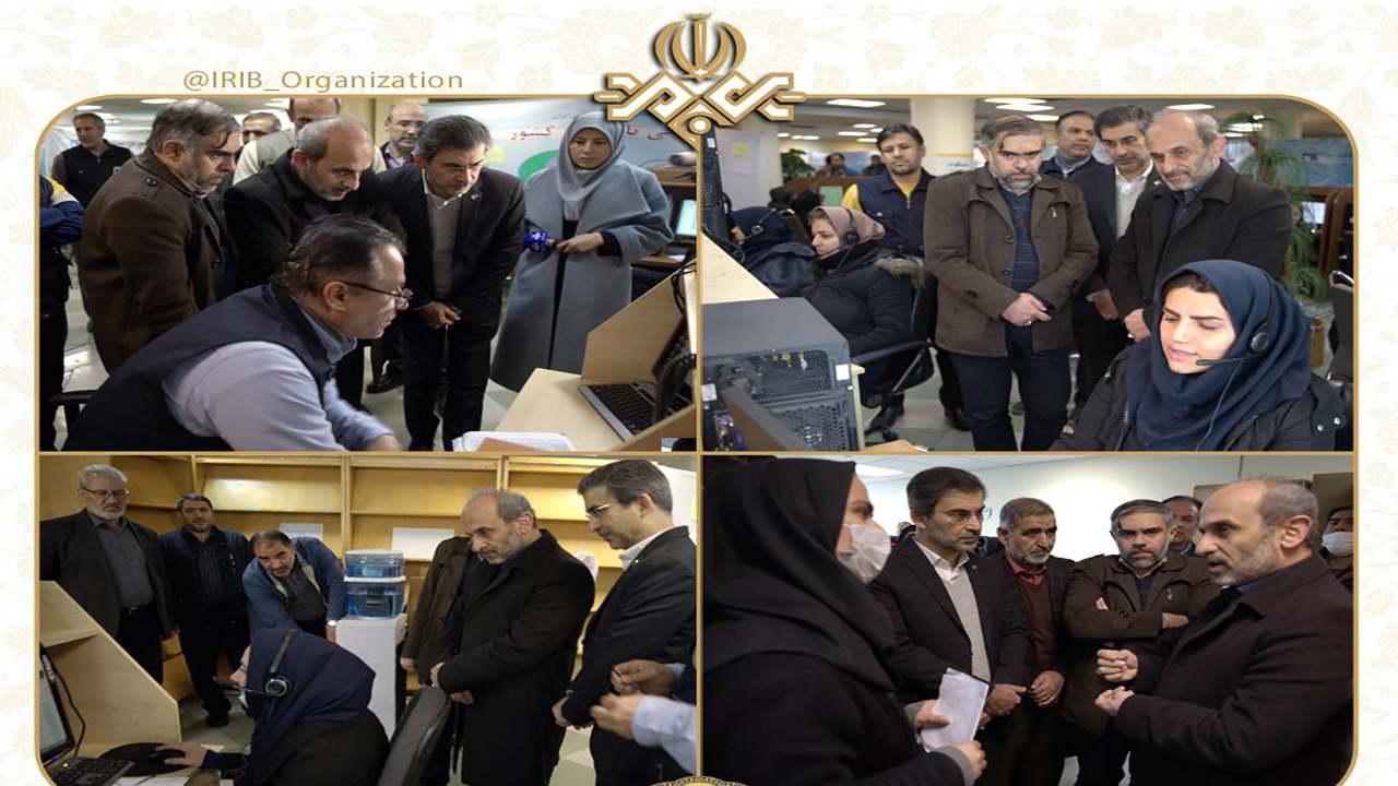 بازديد سرزده رئيس رسانه ملی از سامانه نظرسنجی تلفنی مرکز تحقیقات