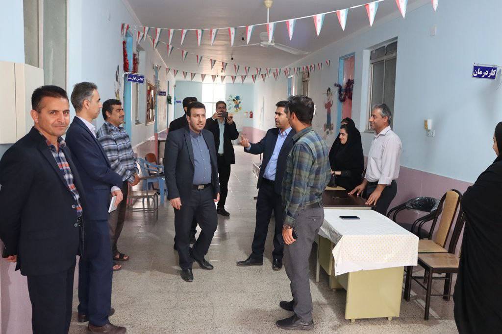 برگزاری مانور انتخابات در لارستان