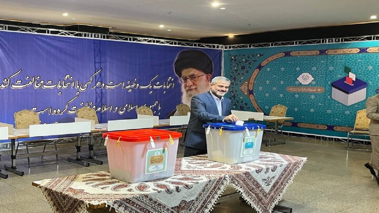 «القاصی مهر» رای خود را به صندوق انداخت