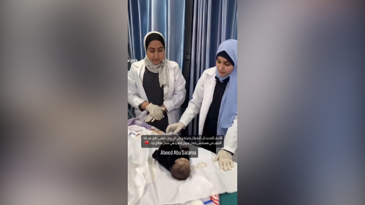 شهادت یک نوزاد دیگر در شمال غزه توسط رژیم صهیونیستی + فیلم