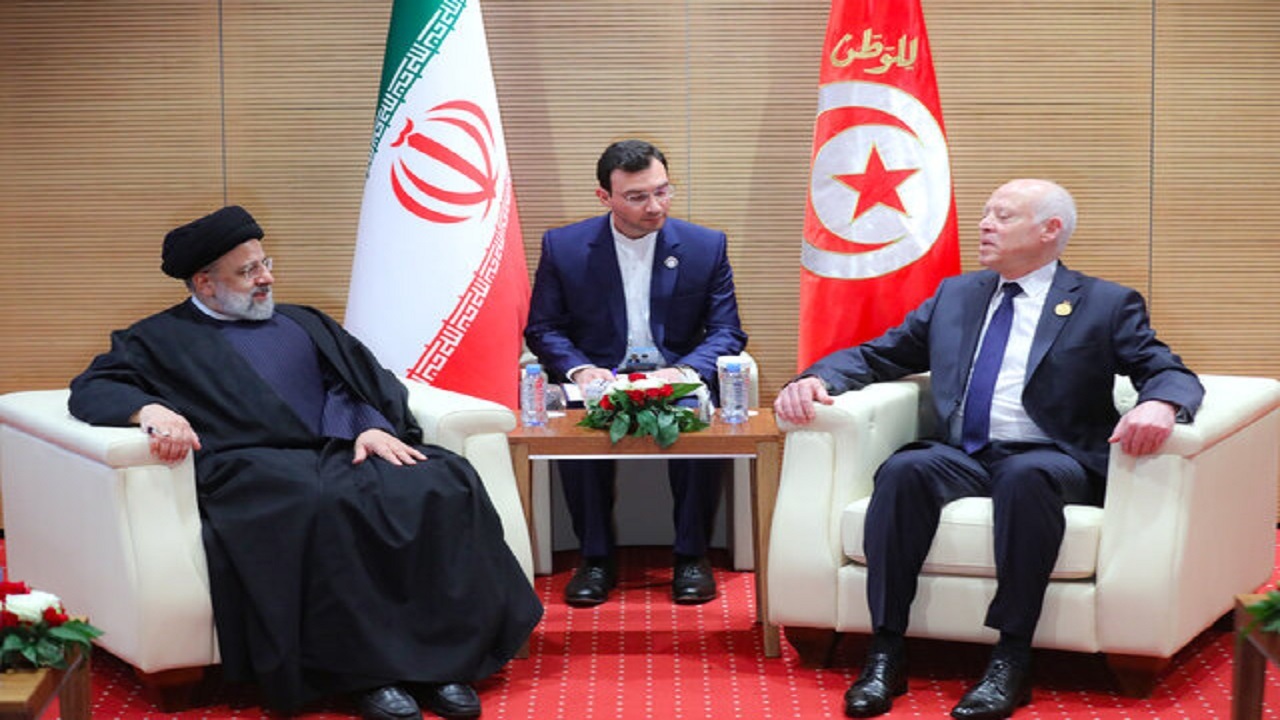 دیدار روسای جمهور ایران و تونس