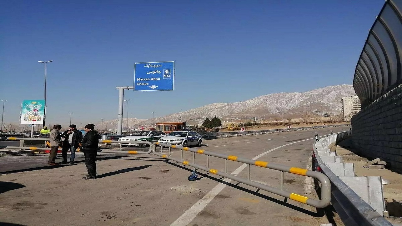 جاده کرج - چالوس و آزاد راه تهران - شمال بسته شد