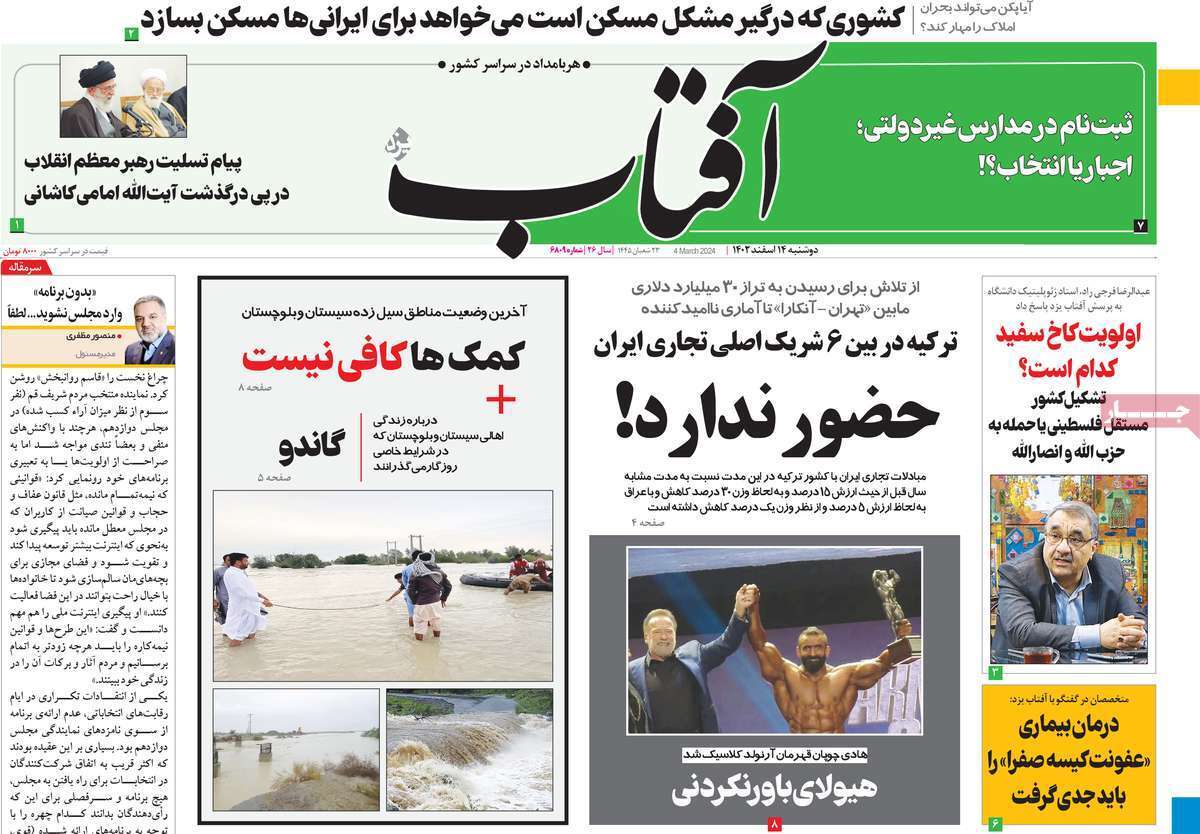 روزنامه آفتاب