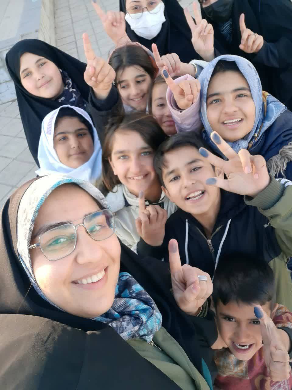 حضور پرشور دانش آموزان