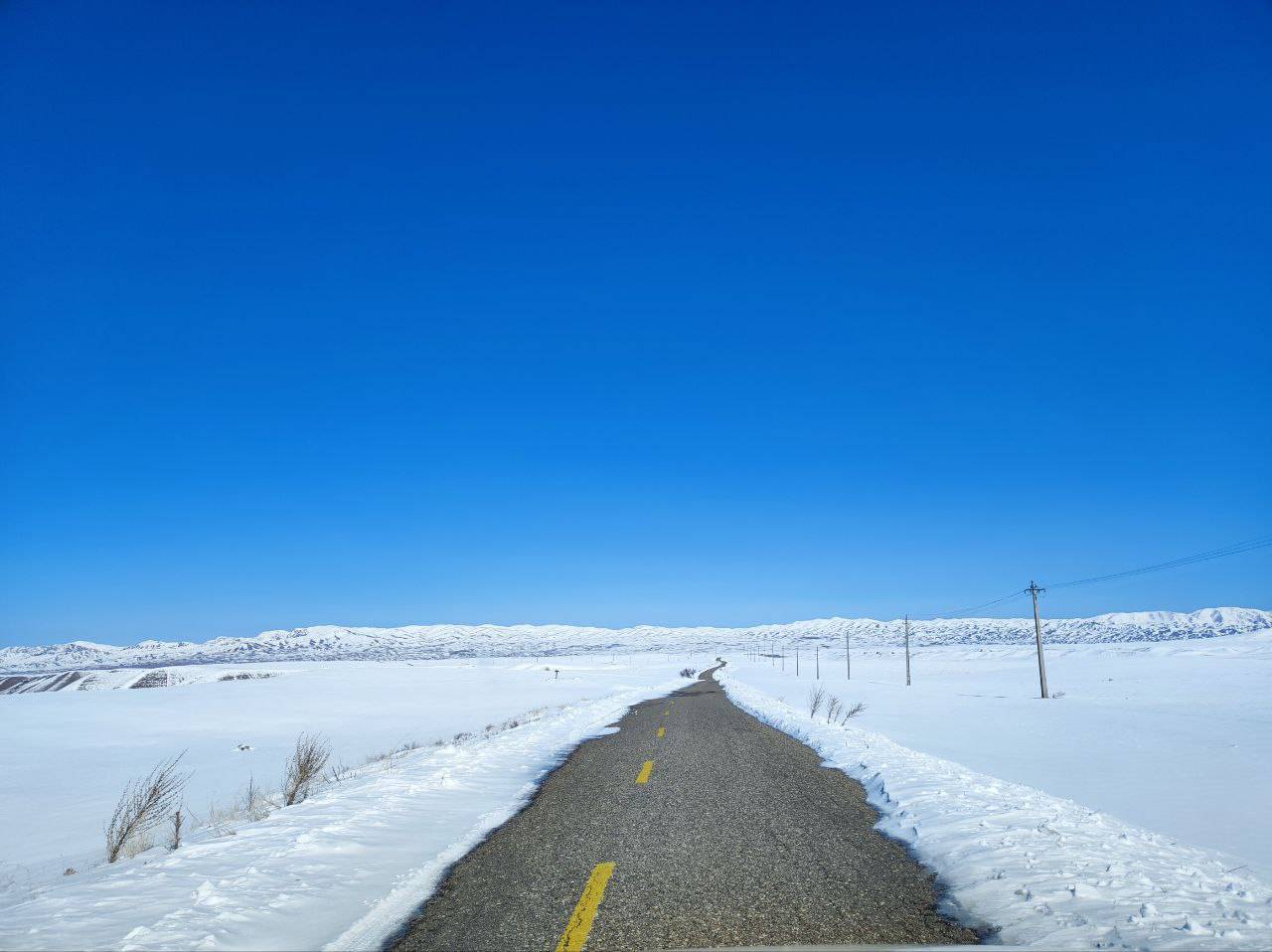 هوای برفی در روستاهای برفی