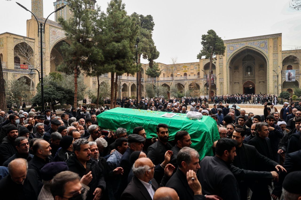 مراسم تشییع آیت&zwnj;الله امامی کاشانی در تهران