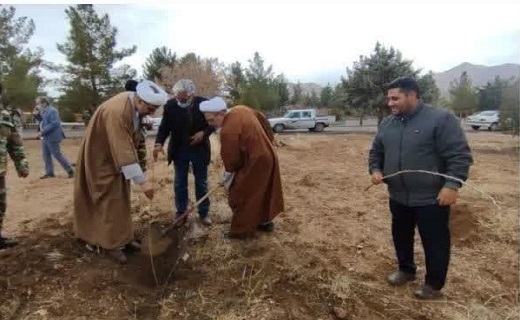 غرس نهال در خراسان جنوبی