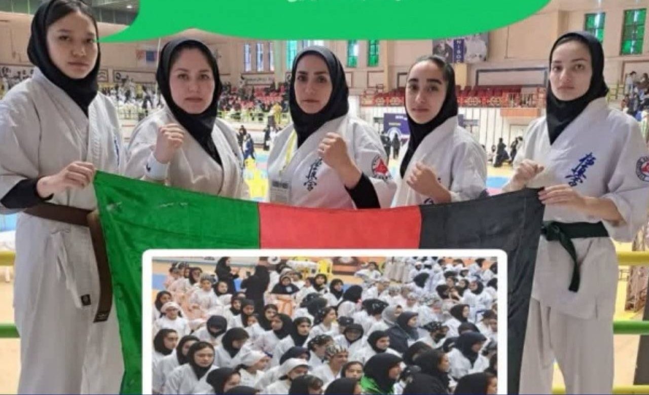 مدال آوری بانوان ورزشکار افغانستانی در مسابقات آسیایی کیوکوشین کاراته خوزستان