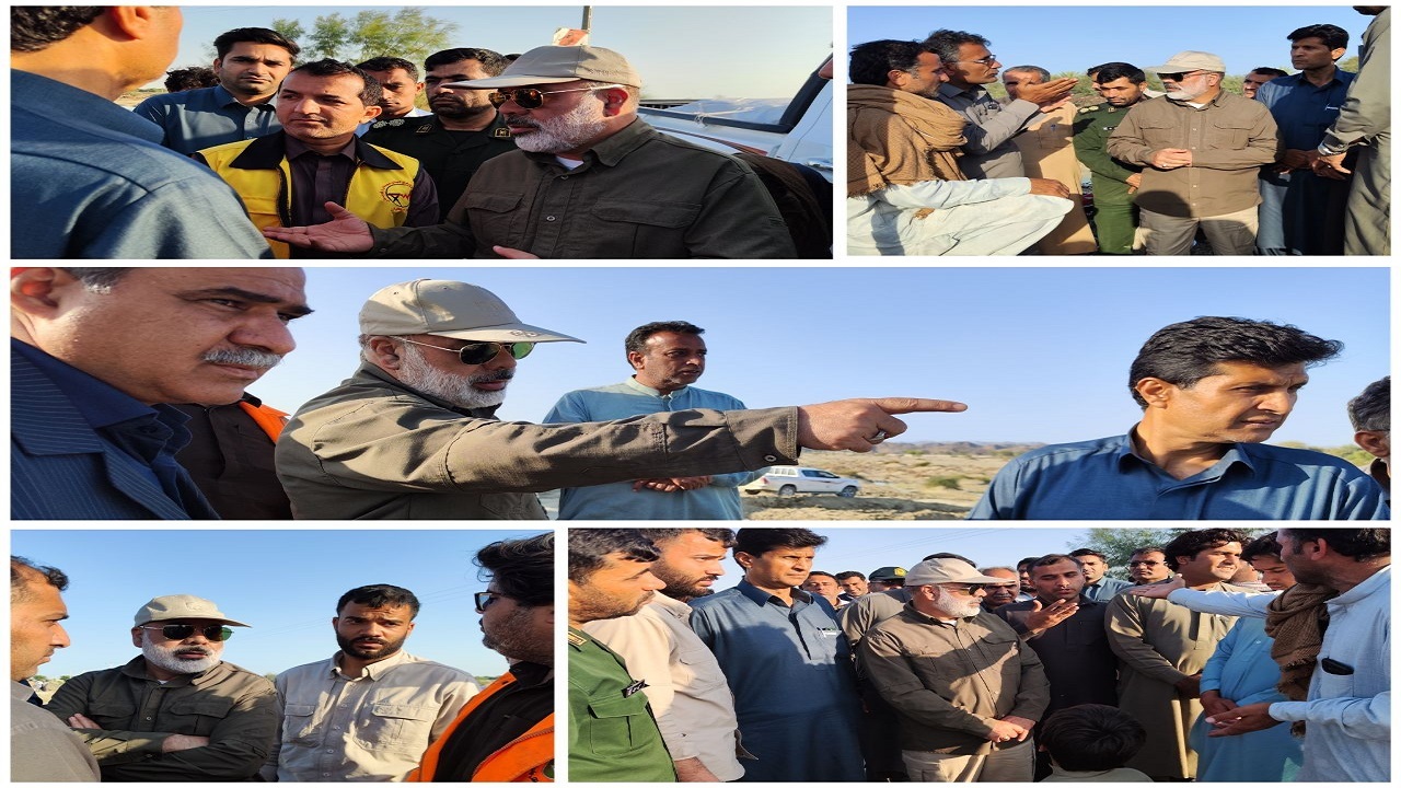 بازدید استاندار سیستان و بلوچستان از روستاهای سیل زده بخش پلان شهرستان چابهار