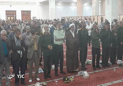 برگزاری مراسم بزرگداشت سومین روز شهادت مدافع حرم هرمزگانی شهید زارعی در بندرعباس
