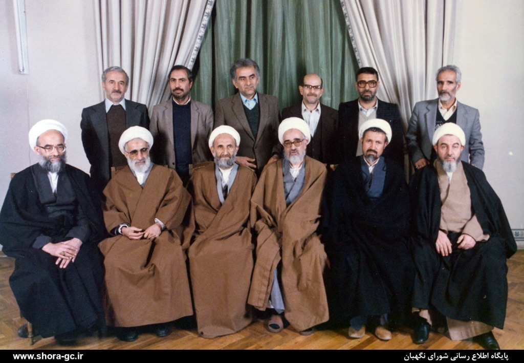 حضرات آیات محمدی گیلانی، مومن، صافی گلپایگانی، خزعلی، جنتی و امامی کاشانی