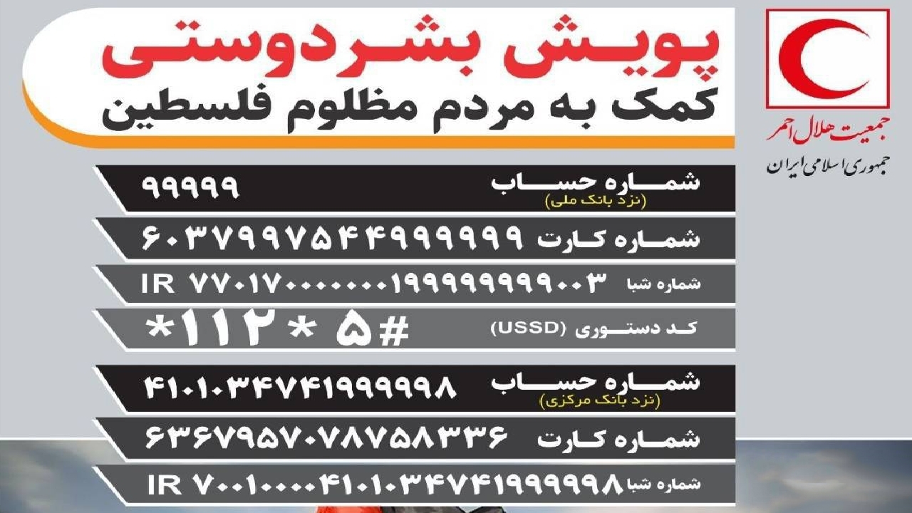 اجرای پویش بشردوستی به نفع مردم مظلوم غزه در قزوین