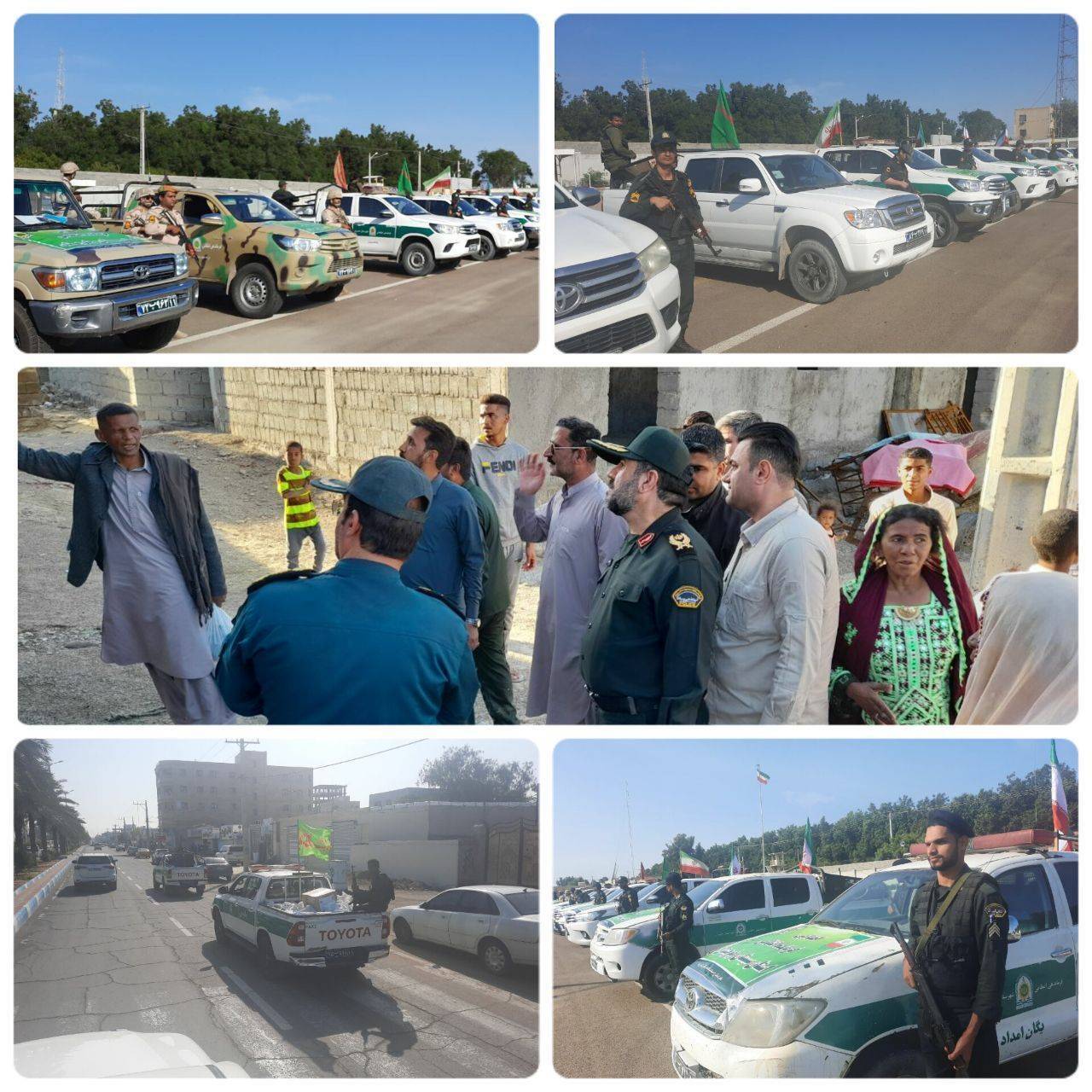 پلیس کنار سیل زدگان خواهند ماند