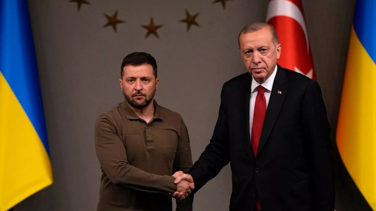 دیدار اردوغان و زلنسکی پشت در‌های بسته